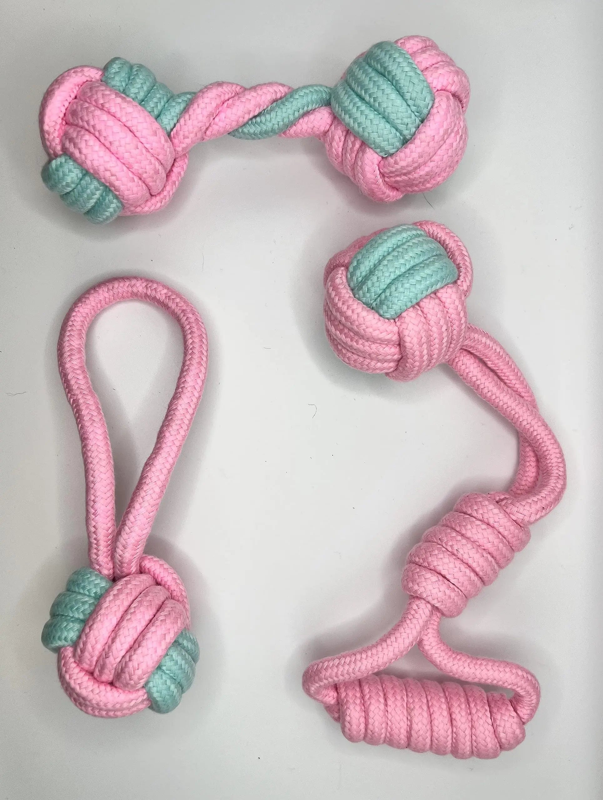 Dog Toy Dog Ropes Included S/M/L Dog Toys (Pink)