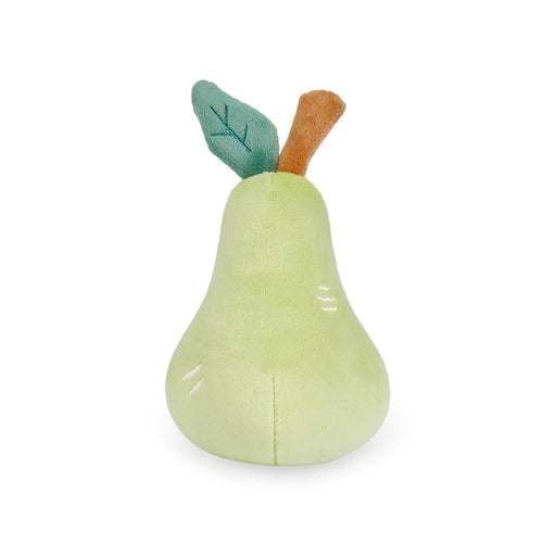 CHEWFFON Squeaky Plush Dog Toy Pear Squeaky Toy